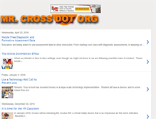 Tablet Screenshot of mrcross.org